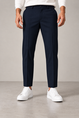 Performance Wool Trousers in Navy, view 1