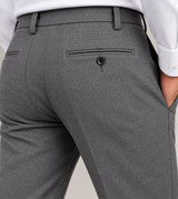 Performance Wool Trousers in Heather Gray, view 4