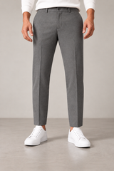 Performance Wool Trousers in Heather Gray, view 1