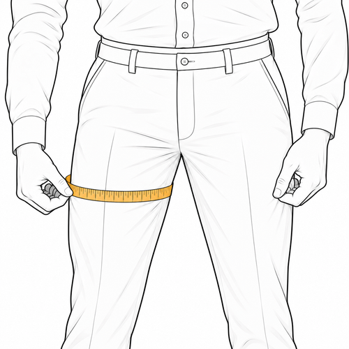 How to measure your thigh